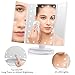 DreamGenius Makeup Mirror LED Trifold Lighted Vanity Mirror with Touch Screen 1x/2x/3x Magnification