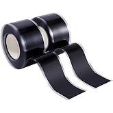 Anyknow Self Fusing Silicone Tape 2 Rolls Flex Seal Tape 1 Inch x 10 Feet | Waterproof Hose Repair Tape, Silicone Rubber for Plumbing, Pipe Leak Seal, Rescue Tape, Outdoor Coax And Tool Fixation