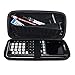 For Graphing Calculator Texas Instruments TI-84 / Plus CE 83 85 Hard Carrying Case Travel Bag Protective Pouch Box -Extra Room for Pen and Accessories