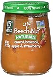 Beech-Nut Stage 3 Baby Food, Carrot/Broccoli/Strawberry, 4.0 Ounce (Pack of 10)