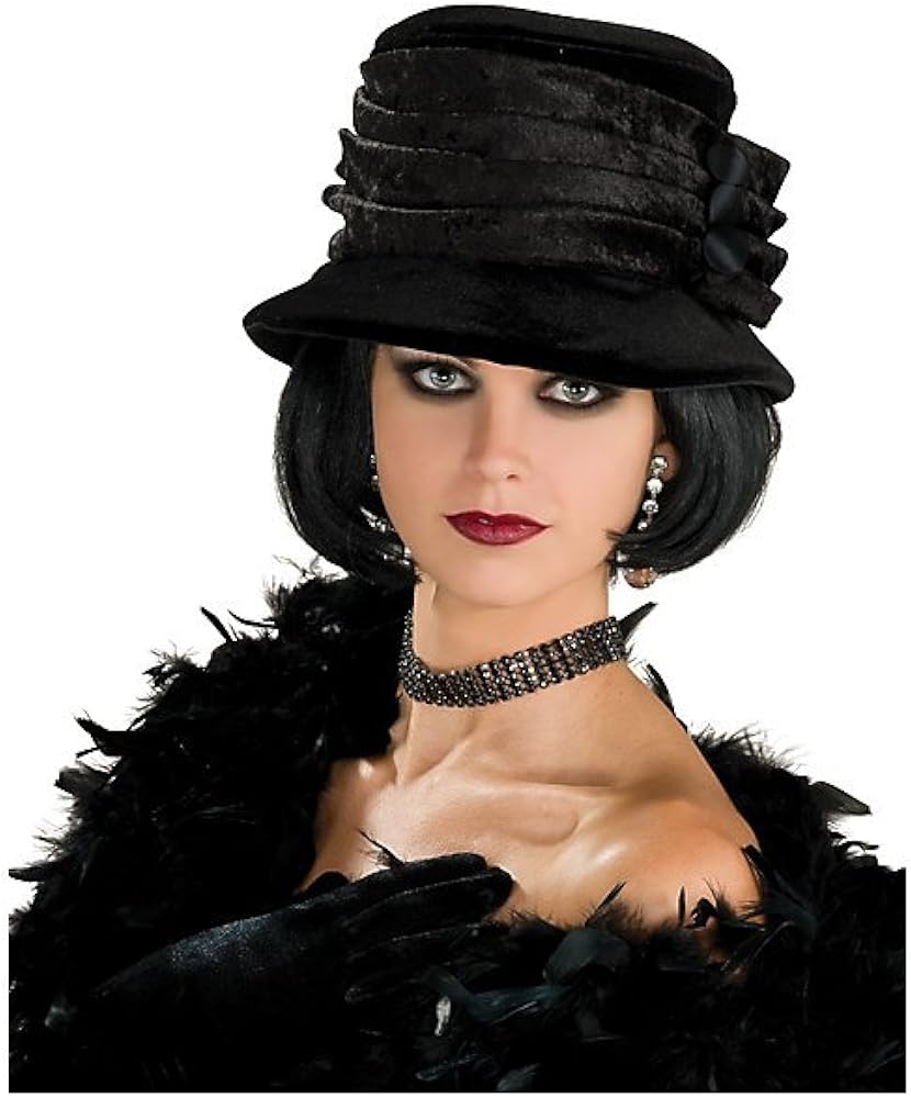 flapper costume hat