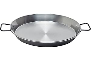Garcima 20-Inch Pata Negra Restaurant Grade Paella Pan, 50cm
