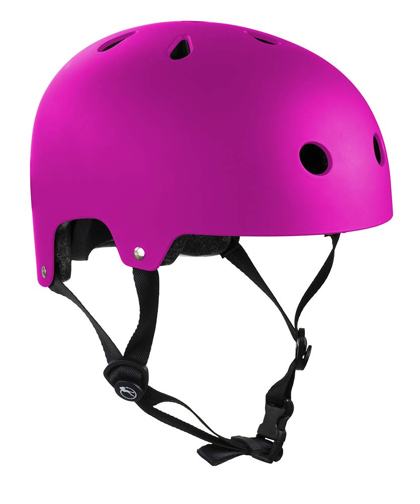 SFR Essentials Helmet Helmet, Unisex Children, unisex-adult, H159_57-59 cm_Rosa (Matt Fluo), Matte Fluorescent Pink, 57-59 cm