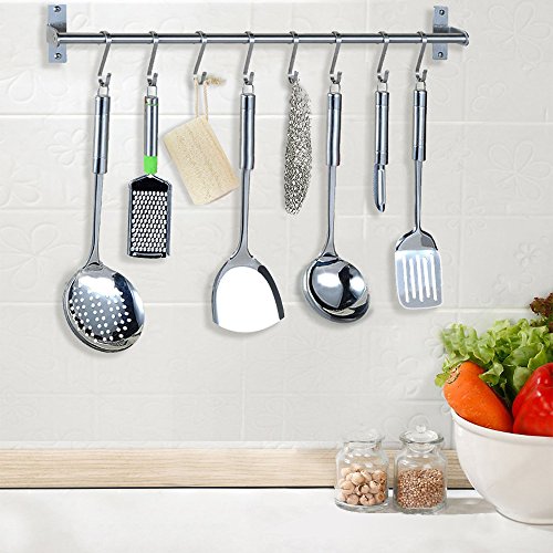 Cast Iron Cleaner&Natural Loofah, Danlit 7"x7" Stainless Steel 316L Chainmail Scrubber&Cookware Cleaner, for Pan Pre-Seasoned, Dutch Ovens, Cookie Sheet, Tortilla Press, Hibachi, Cornbread, Pie Pan