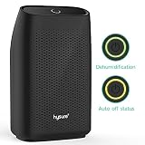 Hysure Dehumidifier, Deshumidificador 700ml (24fl.oz) 1200 Cubic Feet(215 sq ft) Quiet Room Dehumidifier, Portable Dehumidifier Bathroom Dehumidifier for Dorm Room, Baby Room, Home, Crawl Space, RV