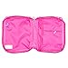 Good Ruby Compact Bible Cover with Carrying Handle, Book Protector with Pocket Colorful Trellis Bible Carrying Case with Zipper and Pen Holder for Women, Teens, Girls, Females (Pink)