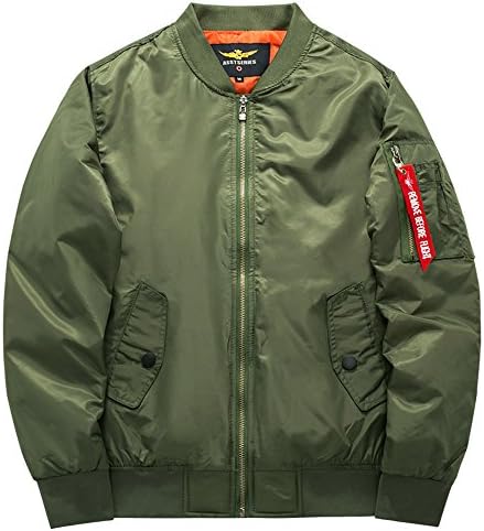 ANAFESTA Flight Baseball Bomber Jacket Waterproof Windproof Tactical Winter Coat Fleece Outwear