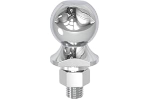 ROAD DAWG ATRLY2019D Torin Trailer Hitch Ball, 2 Inch Diameter, 1.75 Ton (3,500 lbs), 3/4 x 1-3/4-Inch Shank