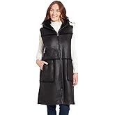 Frye womens Long Faux Shearling Vest