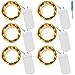 SENHAI Fairy String Lights with Screwdriver, Set of 6 LED Lights Copper Wire, 20 LED Bulbs for Bedroom House Party Wedding Concert Festival Halloween Christmas Tree Decoration - Yellow