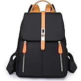 YUNZLAN Cute Korean Style Backpack Purse for Women Medium Size Girls Travel Satchel Handbag Small College Bookbag -Black