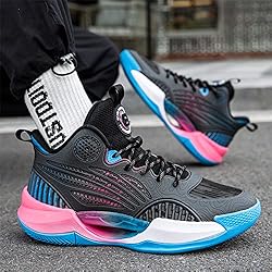 Angugu Mens Basketball Shoes Lightweight Breathable