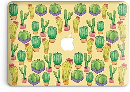 GoodMoodCases Plastic Hard Case Cover for MacBook Pro 13 inch 2016 (A1706 &amp; A1708) with/without Touch Bar - Funny Сactuses