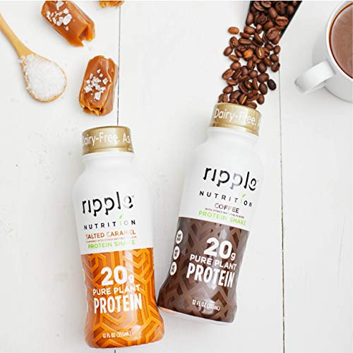 Ripple Vegan Protein Shake, Coffee 20g Nutritious Plant Based Pea