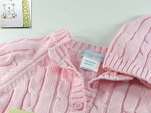 Baby Dove Cable Knit Cardigan & Beanie Set