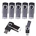 LHN® (Bulk 5 Pack) 2GB Swivel USB Flash Drive USB 2.0 Memory Stick (Black)