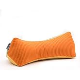 Edomi Buckwheat Cervical Neck Roll Pillow, Adjustable Firm Support for Neck Pain Relief, 15.7x6 Inch Buckwheat Hull Pillow for Back Side Sleepers