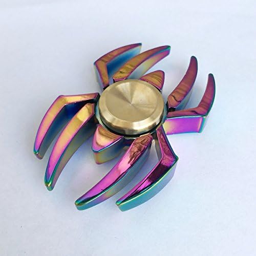 EDC Fidget Hand Spinner Tri-Spinner Metal Funny Toy for Autism ADD ADHD Kids Adult Anti Stress (spider)