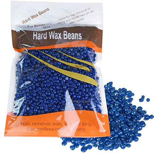 Hard Wax Beans No Strip for Hair Removal Chamomile Depilatory Pearl Brazilian Film Cold Wax Beads for Melt Warmer 10ounce/300g
