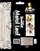 Speedball 10206 Mona Lisa Composition Silver Metal Leaf Sheets, Metal Leafing Sheets Made Of Aluminum - 25 Pack