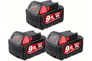 18V 9000mAh Battery Replacement for Milwaukee 18V Cordless Power Tools 18V Lithium Battery 48-11-1812 48-11-1815 48-11-1820 4