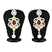Indian Necklace Set Jewelry Bollywood Fashion Bridal Sparkling AD Gold Plated For Women