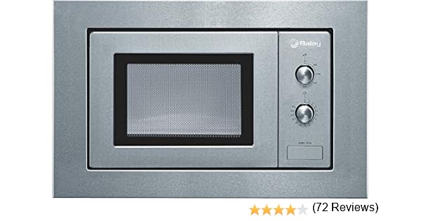 Balay 3WMX1918 - Microondas Acero INOX, 800 W, 17 litros, Plata ...