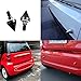 Black Tail Cone Front or Rear Bumper Protector Spikes Guards Anti-Collision Spike For SMART