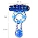 Vibrating Cock Ring for Male Penis Erection Enhancer for Stronger Orgasms with Vibrations for Clit Stimulation