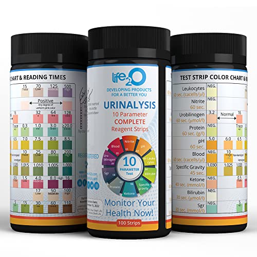 Complete 10in1 Urine Test Strips 100ct Urinalysis DipStick Testing