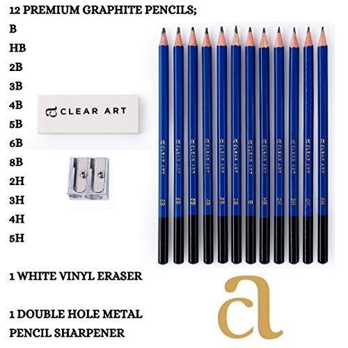 Drawing Kit Drawing Pencils Sketch Pencils 16 Piece Sketch Kit