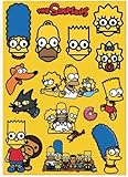 The Simpsons Cute Cartoon Skateboard Vinyl Sticker Laptop Luggage Car Bumper Cellphone Decals