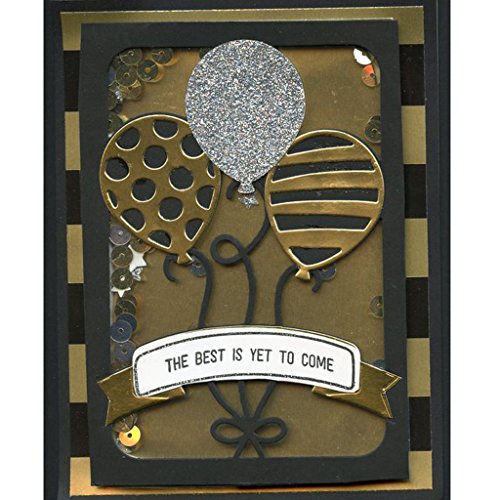 Yeahii Balloon Cutting Dies Stencil DIY Scrapbooking Embossing Album Paper Card Crafts