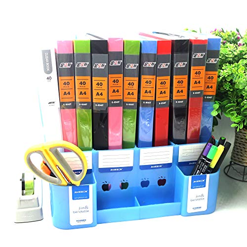image for HoYun Organizer Binder Office School Supplies for A4 Size Paper 40 Poc