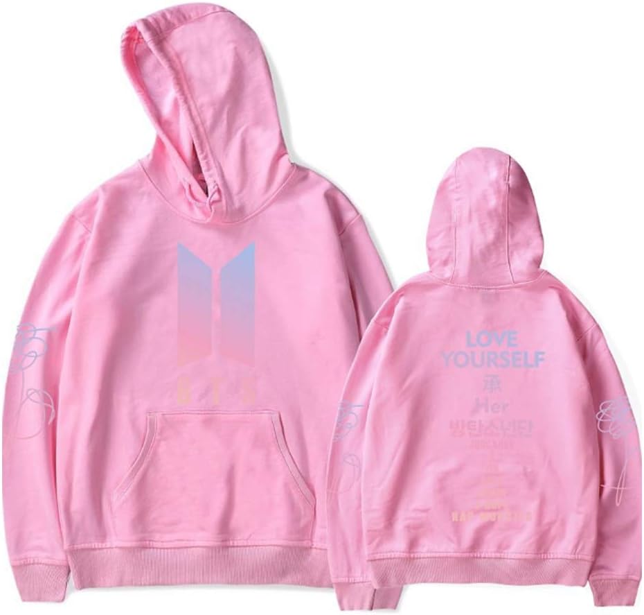 Kpop BTS Love Yourself New Logo Her Sweatshirt Jimin Jungkook Suga V Sweater Hoodie