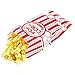 Carnival Style Paper Popcorn Bags - 1oz Classic Red & White Stripes - Movie Theater Party Popcorn Bag(1000)