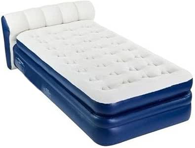 Amazon.com: AeroBed Elevated Headboard Air Bed with Built ...