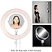 Neewer 8 inches/20 Centimeters Glass Double-Sided Selfie Magnified Circular Makeup Mirror with Adapter for 18 inches Ring Light, Selfie, Portrait, Makeup