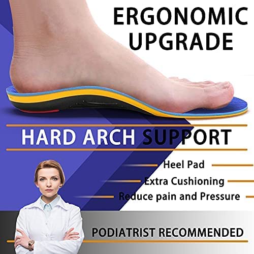 VALSOLE Orthotic Inserts Plantar Fasciitis Arch Support Insoles for