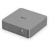 WiiM Vibelink Amp Stereo Amplifier for Passive Speaker, Space Gray | Upgrade Your Favorite Passive Speakers with Powerful, Audiophile-grade Amplification and Modern Hi-Fi Performance.