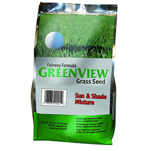 GreenView Fairway Formula Grass Seed Sun & Shade Mixture, 10 lb Bag