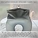 Travel Pillows for Airplanes by AirGo Products- Bonus Attached Carry Bag - Designed by Spinal Doctor for Best Neck Support While Traveling in Cars, Planes, Trains, Even While Sitting at Home!