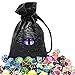 Dice Bag Drawstring Leather DND Dice Pouch Storage Bag for D&D Dices, Coins and Accessories (Mama Dragon-Lavender Eye) Patent Number D893867