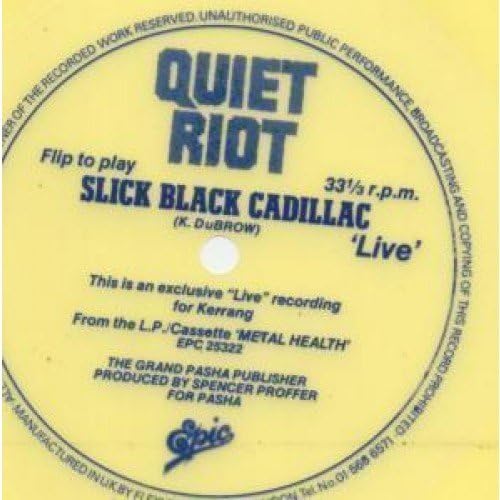 SLICK BLACK CADILLAC 7" UK EPIC 0: QUIET RIOT: Amazon.it: Musica