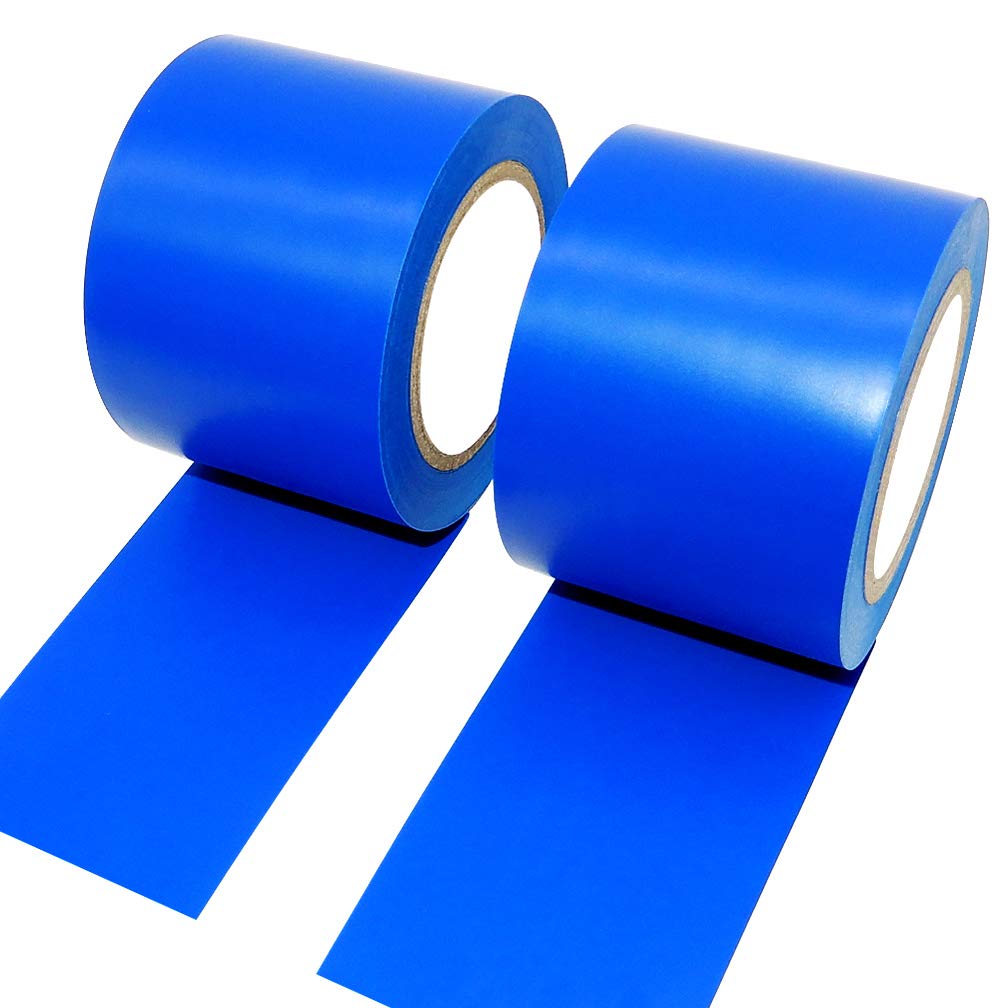 ALBOYI 2 Rolls Electrical Insulation Tape, 50mm x 15m PVC Flame Retardant Waterproof Insulating Tape for Wiring, Cable Protection and Electrical Repairs (Blue)