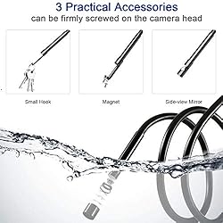 Wireless Endoscope, NIDAGE 5.5mm 2MP WiFi Borescope