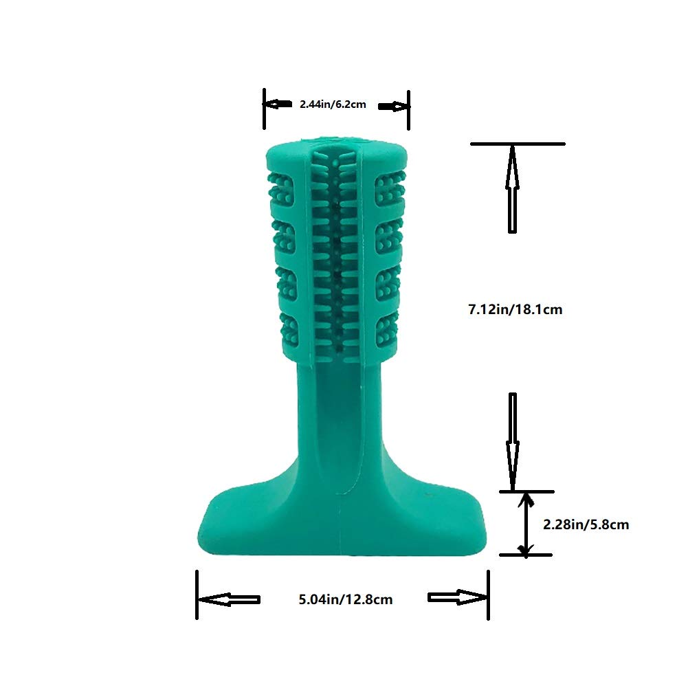 Diglife Dog Brushing Stick Large,Doggy Brushing Stick Chew Cleaning Toothbrush Dental Hygiene Toy, Food Grade Silicone Bite Resistant Soft Rubber Toy for Dogs, Cats, Most Pets, Gift for Pets Lover (L)
