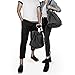 SMRITI Canvas Tote Bag for Women School Work Travel and Shopping – Black