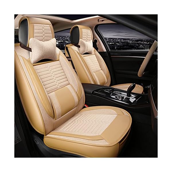 YZL-PU-Leather-Car-Seat-Cover-Cushions-Front-Rear-Full-Set-Suitable-for-year-round-use