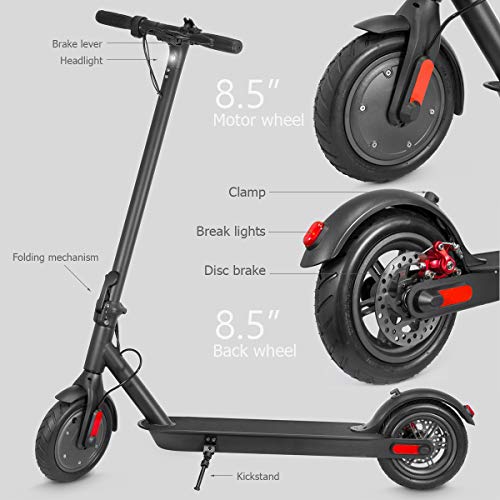 XPRIT 8.5" Electric Kick Scooter w/Two Speeds, Long Lasting Battery, Solid Tire, Up to 15 Miles - Thumbnail 2